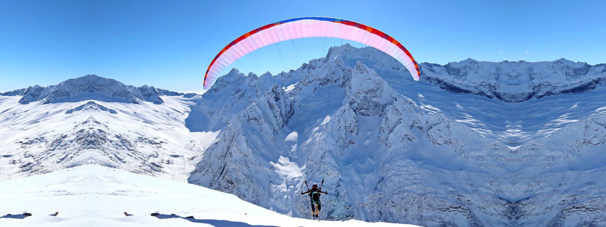 Paragleiten im Winter